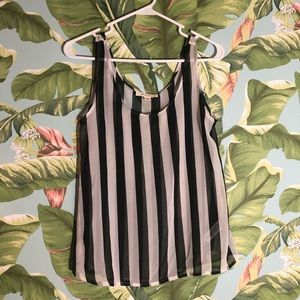 ✨sale✨Forever 21 Striped Sheer Tank